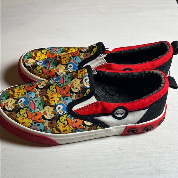 Pokemon Red and Black Kids Sneakers - Picture 4 of 6